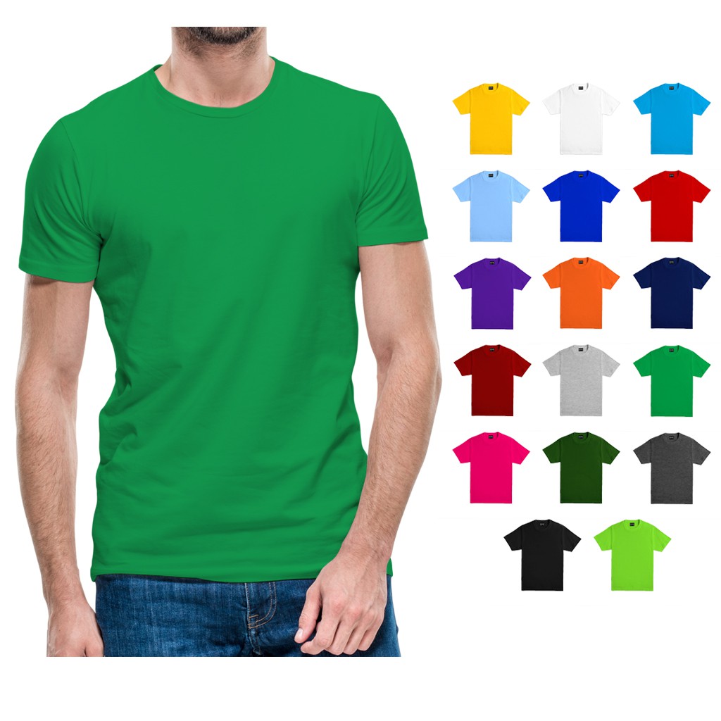 PLAIN KELLY GREEN TSHIRT HIGH QUALITY BAJU  KOSONG  MURAH  