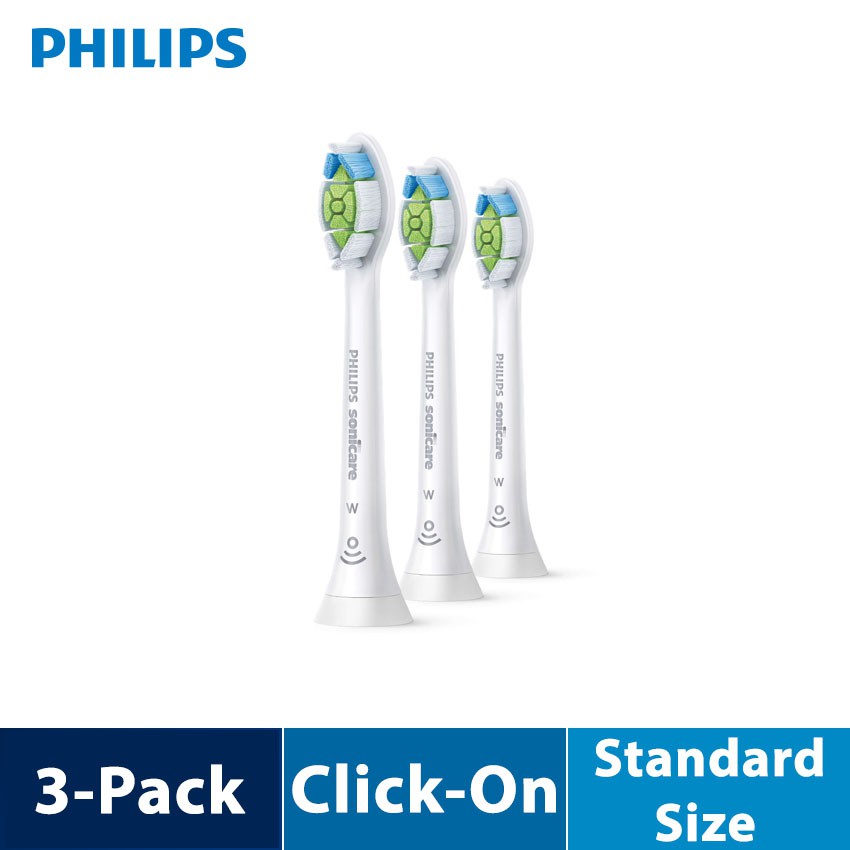 Philips Sonicare W2 Optimal White Standard Sonic Toothbrush Heads HX6063/67  | Shopee Malaysia