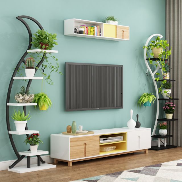 Rak Bunga Hiasan  dalam  rumah  Shelves flower deco  Shopee 