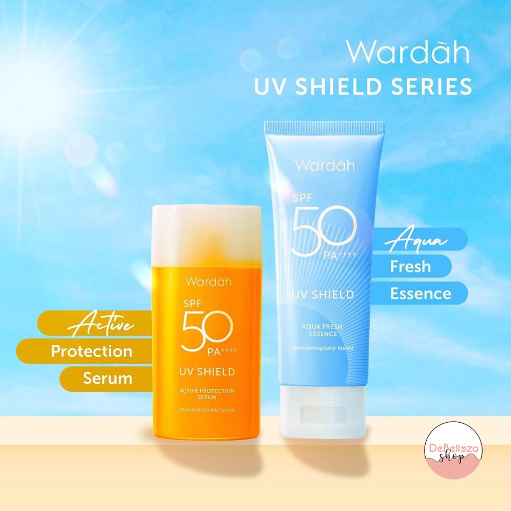 Wardah Uv Shield Essential Active Protection Serum Aqua Fresh Essence Spf 50 Pa Sunscreen Shopee Malaysia