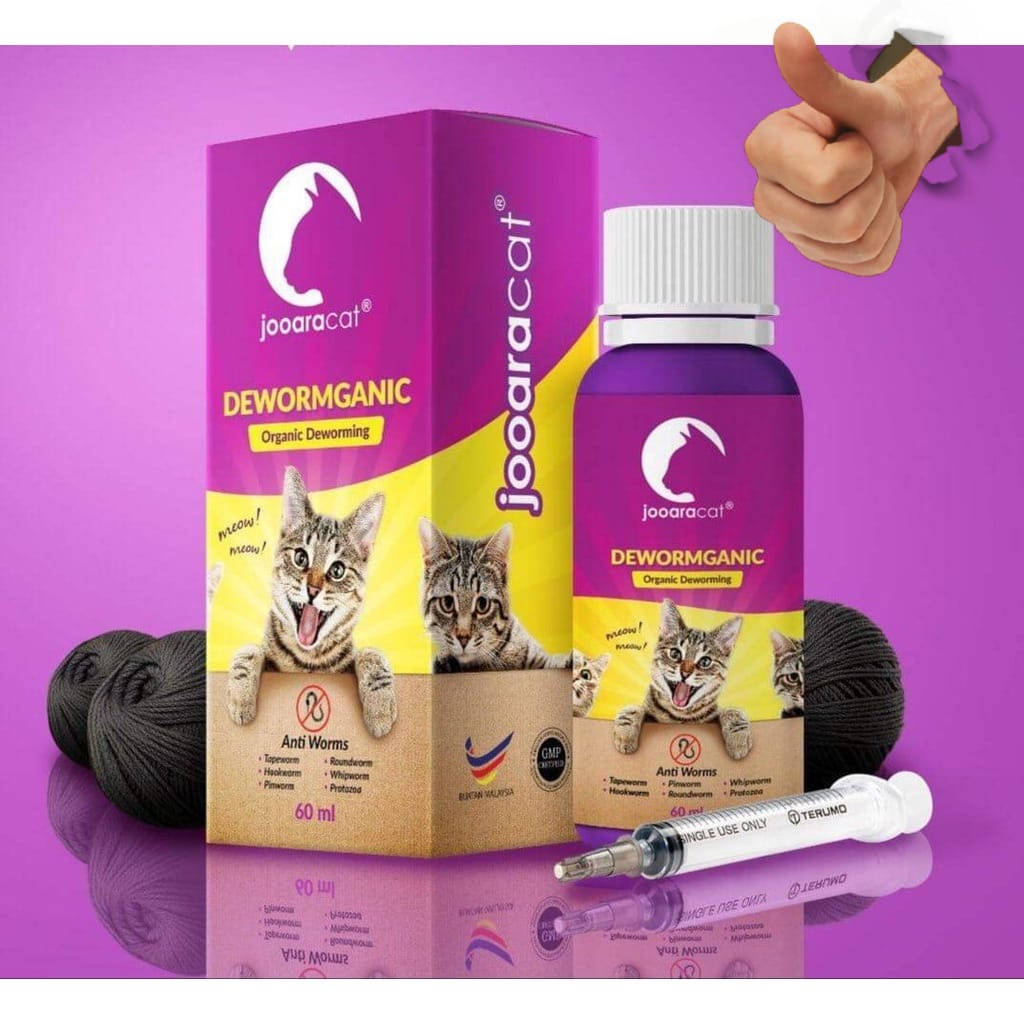 Dewormganic Cat & Kitten Organic Deworming Liquid / Ubat Cacing (60ML) Shopee Malaysia