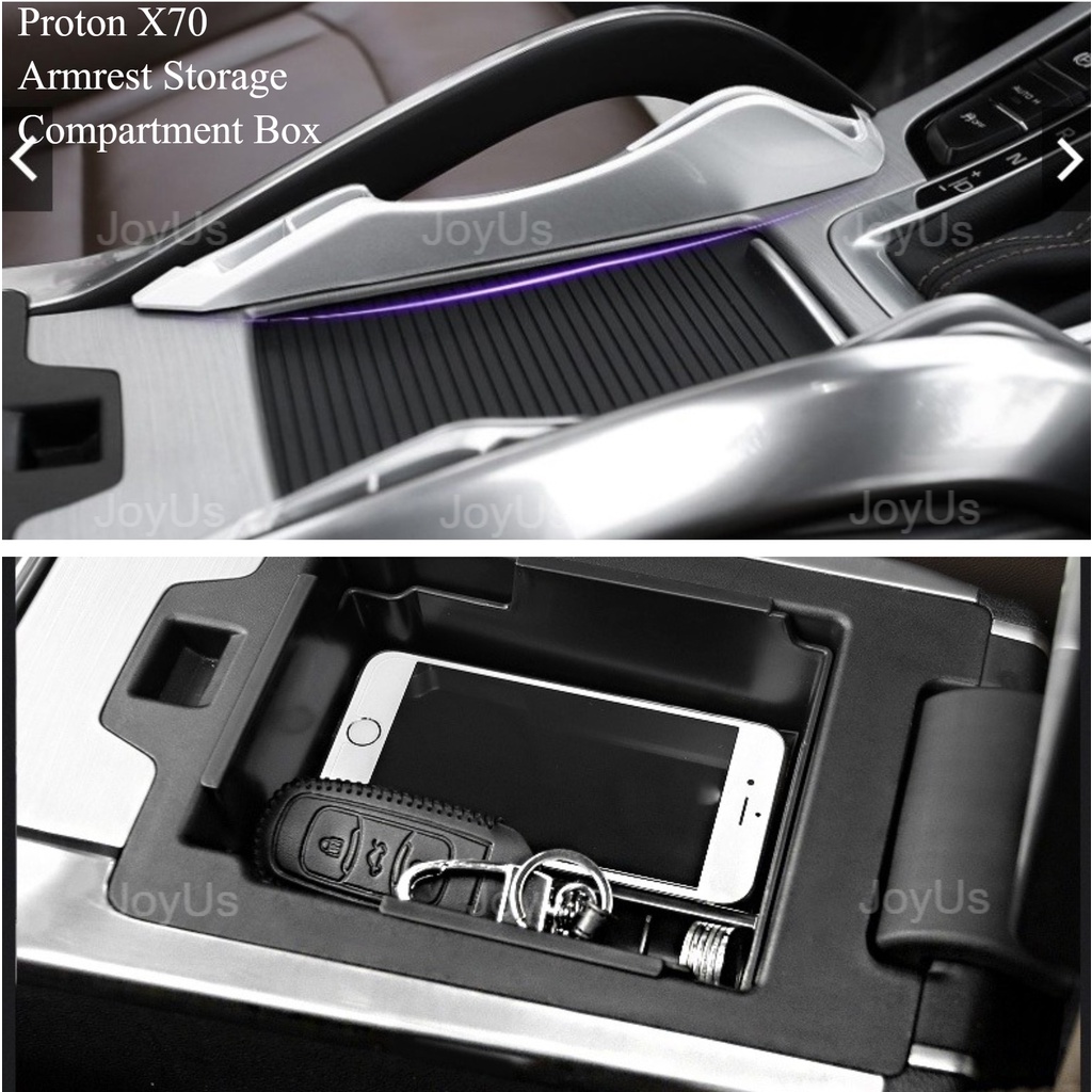 Proton X70 Car Armrest Storage Compartment Box Shopee Malaysia