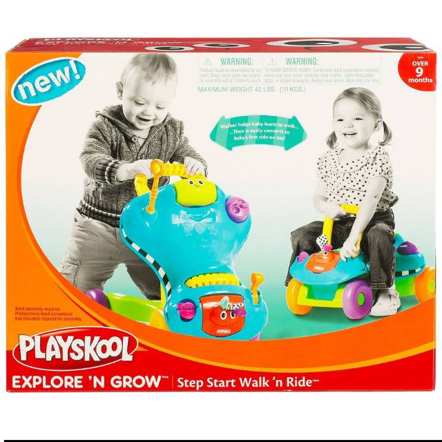 playskool step start walk n ride