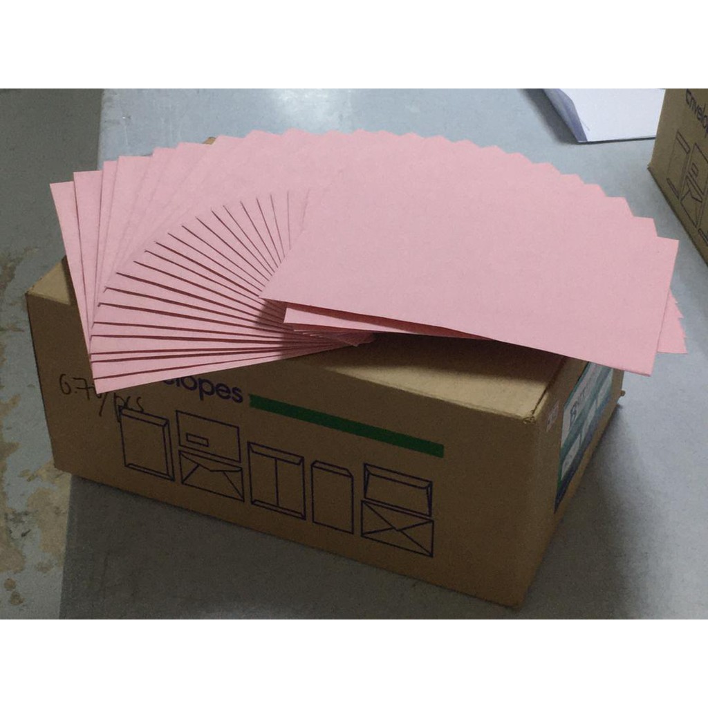 Butterfly Pink Envelope Sampul Pink for invitation Raya CHY Event A5