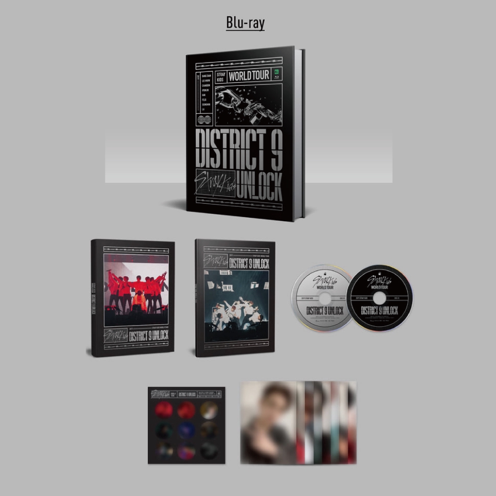 Stray Kids World Tour District 9 Unlock Dvd Blue Shopee Malaysia