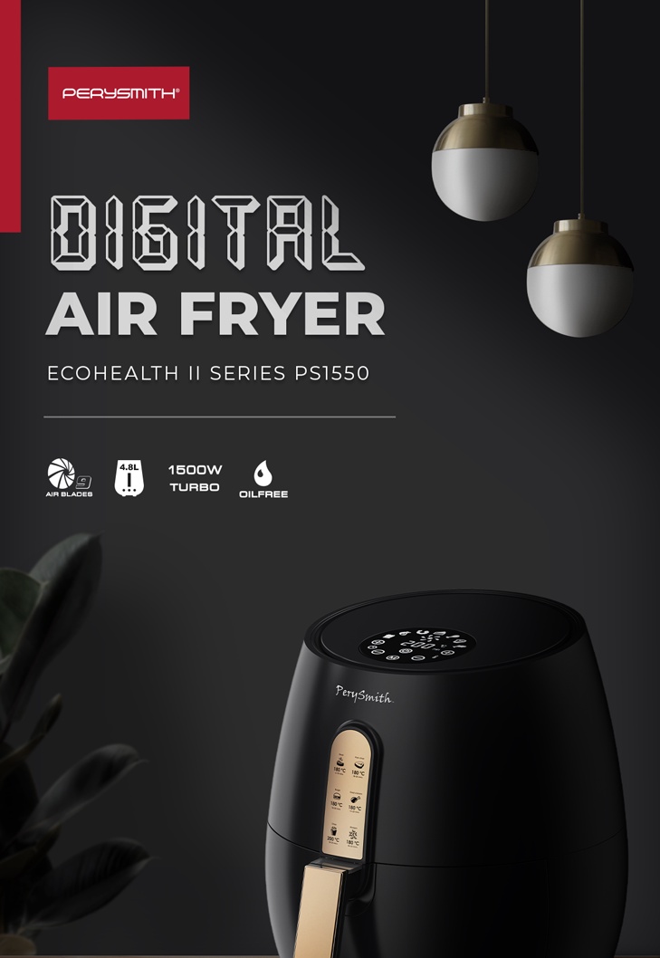 PERYSMITH PS1550 AIR FRYER PerySmith Malaysia