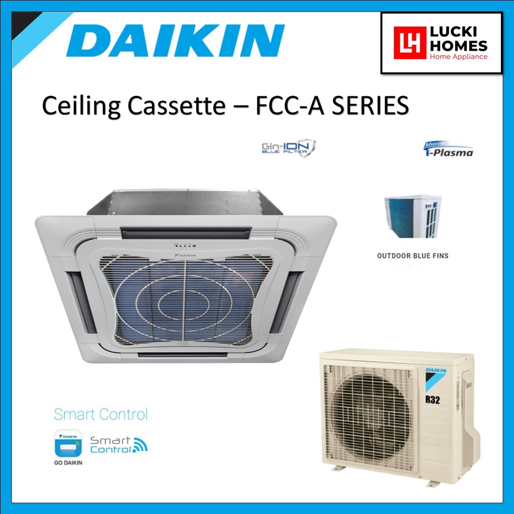 Daikin Ceiling Cassette Inverter Catalogue Shelly Lighting 5049