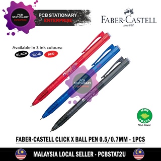 Faber-Castell Click X Ball Pen Click X5 0.5mm 1425/Click X7 0.7mm 1422 ...