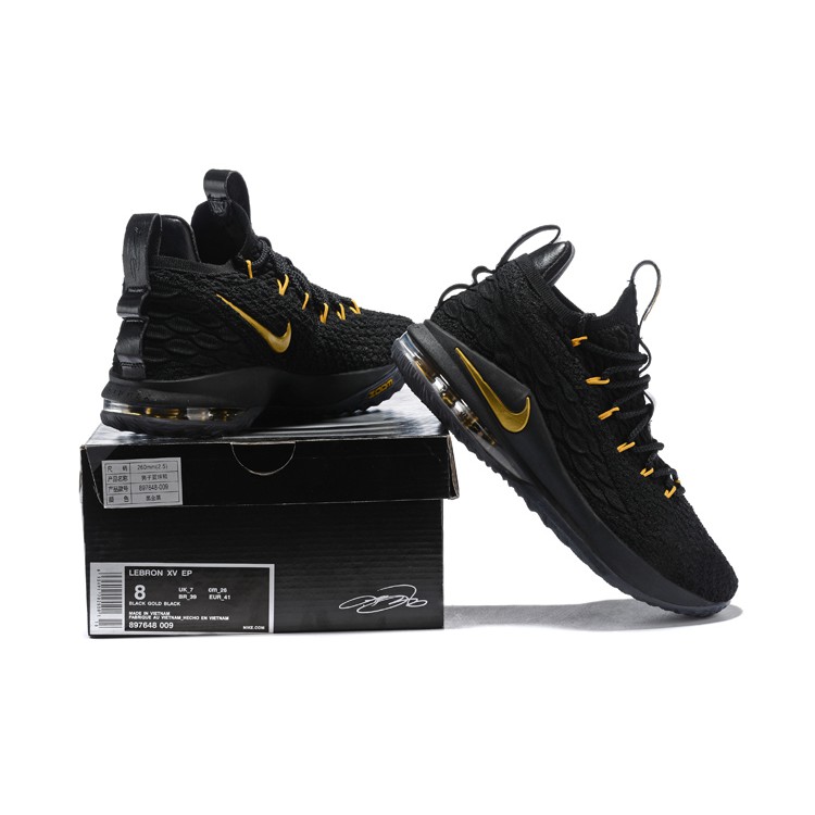 lebron xv low black
