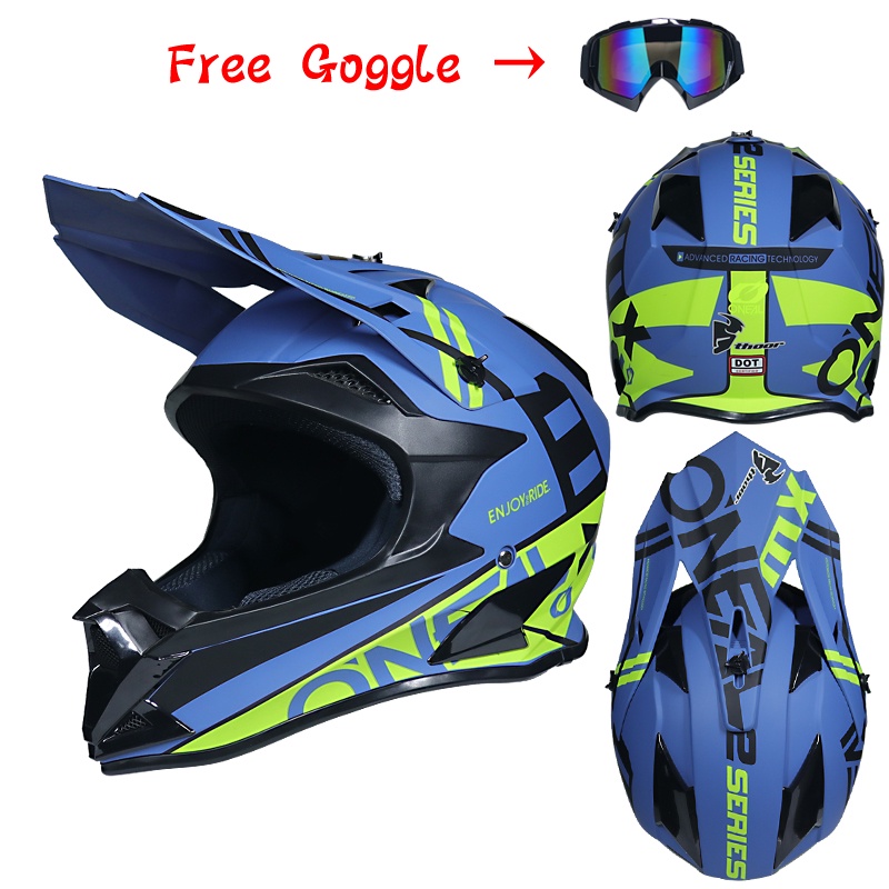 Motocross helmet, ATV protective helmet for ATV cars. Shopee Malaysia