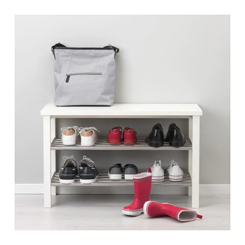 Ikea Tjusig Shoes Rack Shoes Storage Shoes Shelf With Bench