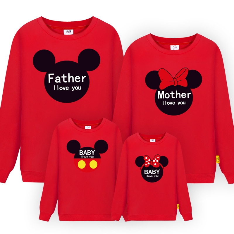 mickey mouse family sweaters