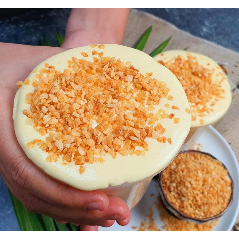 [HOT Trend] GRILLED COCONUT SHRIMP (dried coconut rice) - MAKE EXTREMELY HOT COCONUT MILK TEA WITH GRILLED EGGS Piece