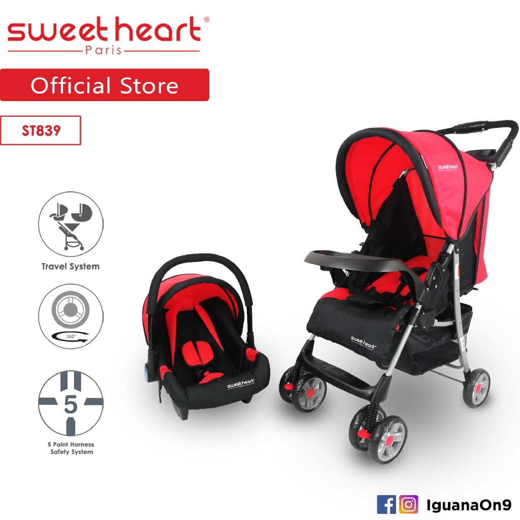 sweet heart paris stroller