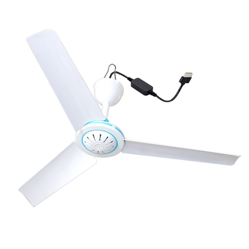 Usb Mini Ceiling Fan Dc 12v Small Ceiling Fan Usb 50cm Shopee