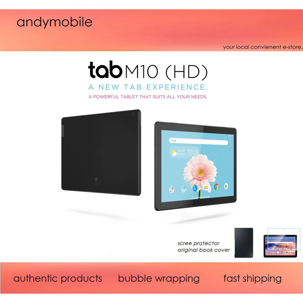 Lenovo Tab M10 Hd 2gb Ram 16gb Rom Lte 4g 1 Year Warranty By Lenovo Malaysia Shopee Malaysia