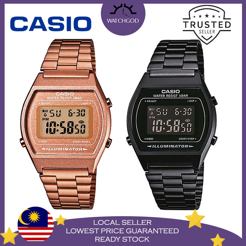 [Malaysia 3 Year Warranty] Casio B640WC-5AVT Vintage LED Digital Sports Women Ladies Watch Jam Tangan Wanita Perempuan