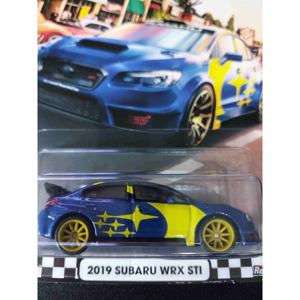 Hot Wheels Boulevard 2019 Subaru WRX STI Real Riders