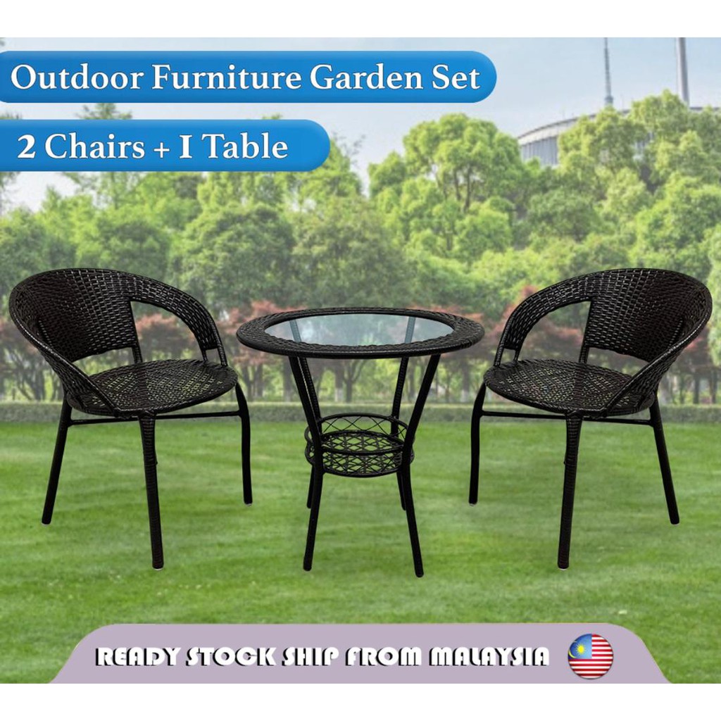 Garden Set With 1 Table 2 Chair Balcony Table Balcony Chair