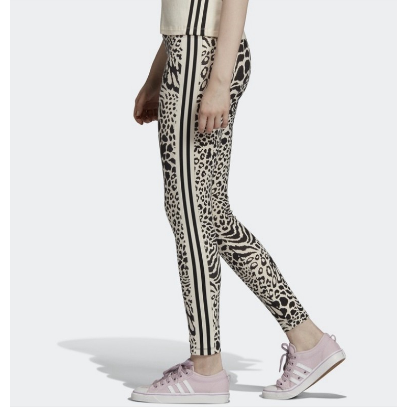 leopard adidas leggings