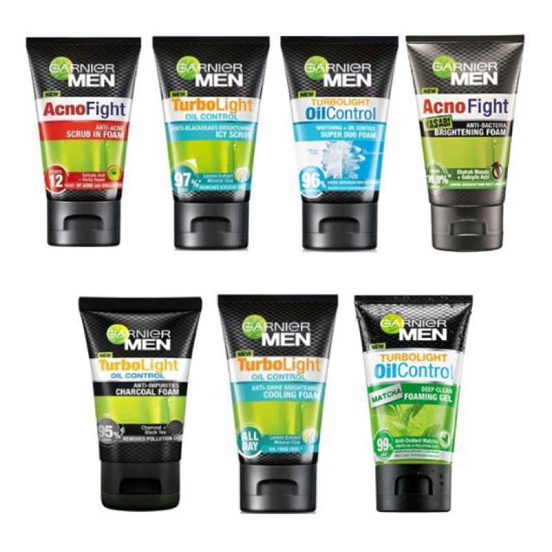 Buy Garnier Men Facial Foam Scrub Cleanser 100ml Pencuci Muka Lelaki男生洗脸霜 Seetracker Malaysia