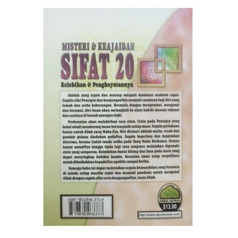 Misteri Keajaiban Sifat 20 Kelebihan Penghayatannya Ready Stock Shopee Malaysia