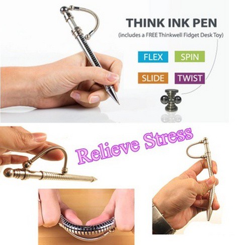 Think Ink Pens Fidget Focus Relief Stress Magnetic Pen Gift Toy Shopee Malaysia