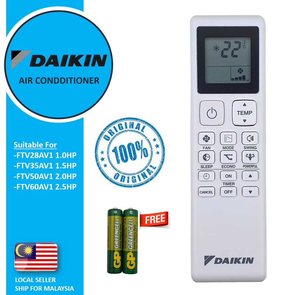 100 Genuine Original Daikin Suitable For FTVA Series Aircond Air Cond
