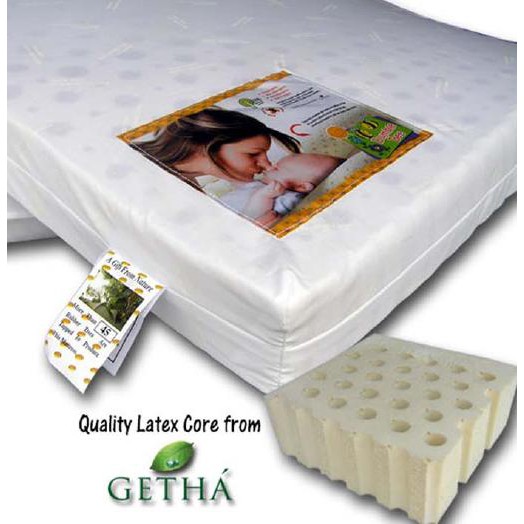 latex foam baby cot