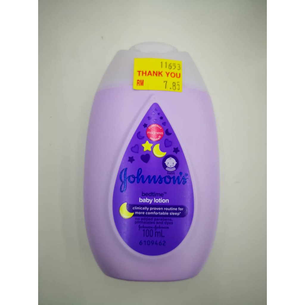 johnson's baby lotion purple
