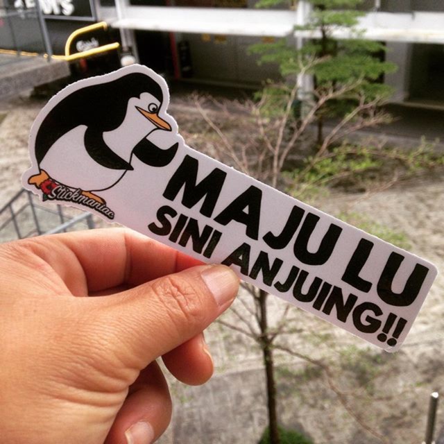 Basikal Lajak Sticker