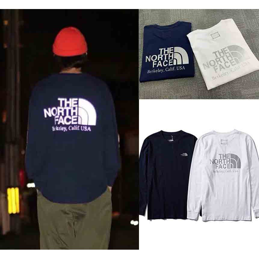 reflective north face t shirt
