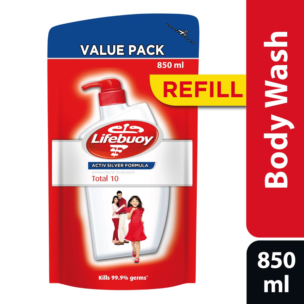 Lifebuoy Total 10 Shower Gel Refill 850ml