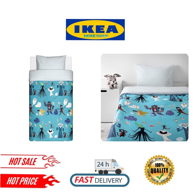 Ikea Latjo Children Bedding Set Shopee Malaysia