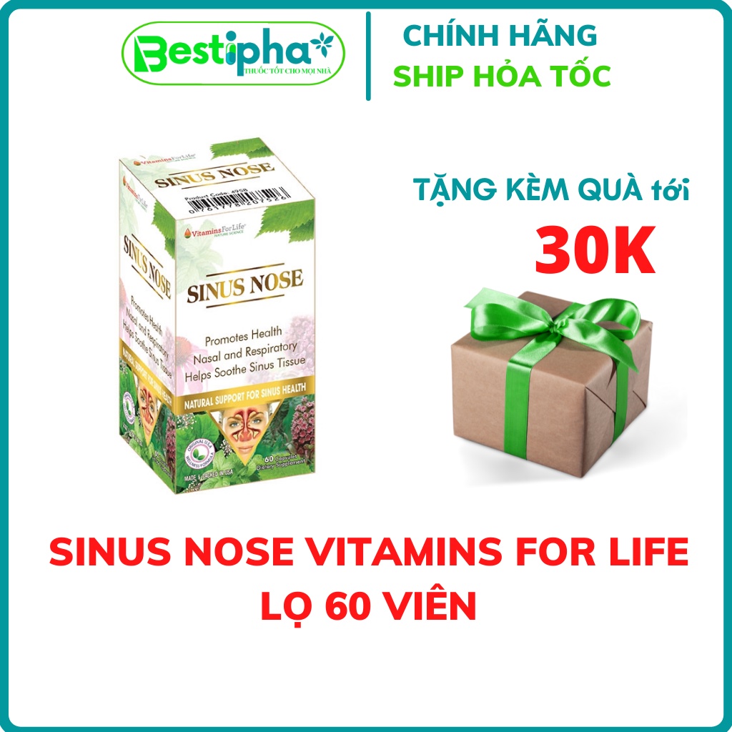 Sinus Nose Vitamins For Life Enhances Respiratory Health 60 Tablets Shopee Malaysia