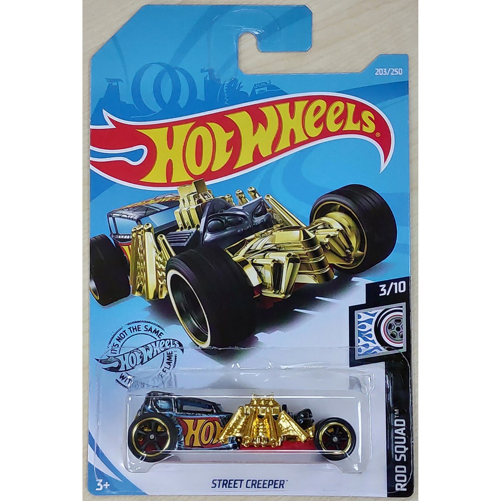 hot wheels street creeper gold