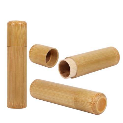 Bamboo Big Straw With Bamboo Case Set Handmade Eco-Friendly & Sustainable 