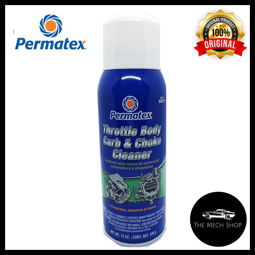 Permatex Throttle Body Carb And Choke Cleaner Spray 340g Shopee Malaysia