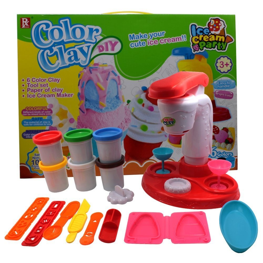 colour clay toys