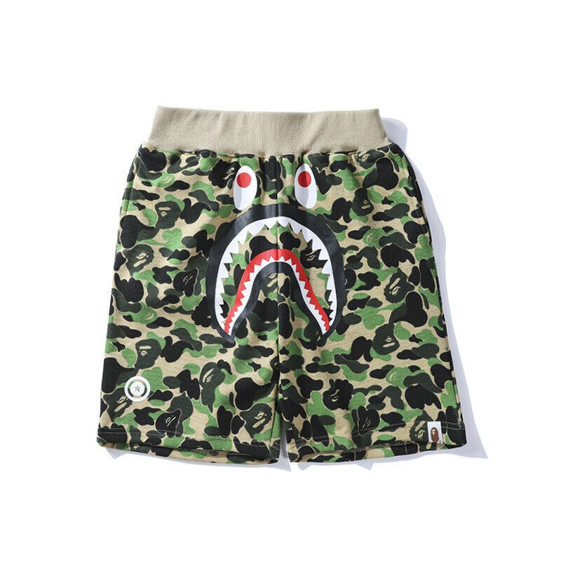 bathing ape shorts camo