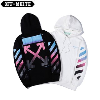 off white hoodie rainbow