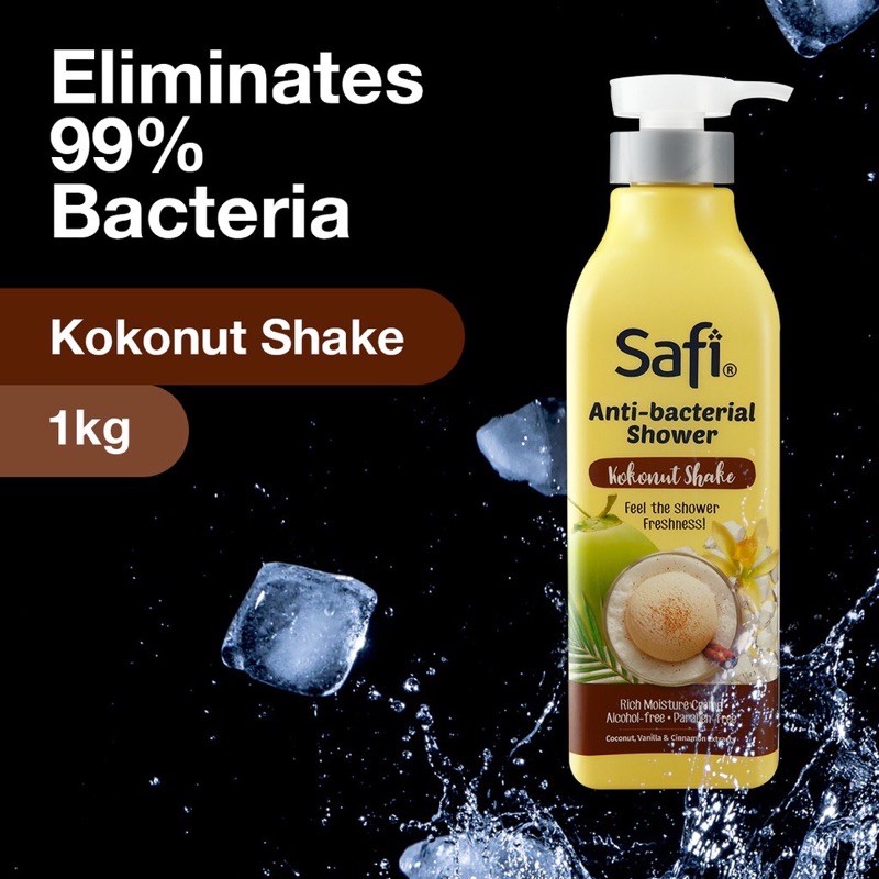 SAFI Antibacterial Shower Cream Kokonut Shake (1kg)