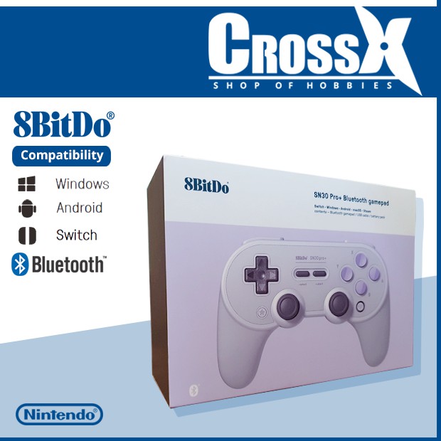 8bitdo Sn30 Pro Plus Wireless Gamepad Switch Wireless Pro Controller Nintendo Switch Pc Mac Shopee Malaysia