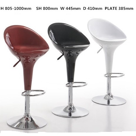 (READY STOCK) Bar Chair(WH/Black/Red)/BAR STOOL/ADJUSTABLE/KERUSI BAR/ROTATE/CAFE KERUSI/FURNITURE