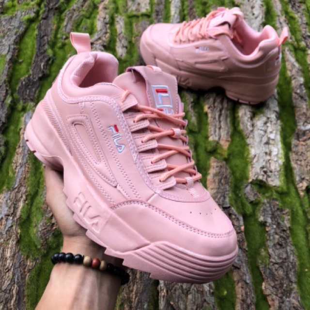 Readystock ~ FILA DISRUPTOR II NUDE PINK / women sneakers / women shoes /  kasut perempuan | Shopee Malaysia