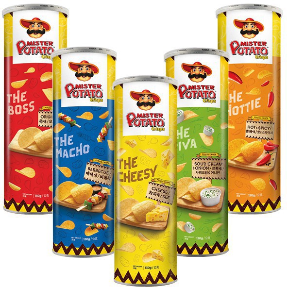 Mister Potato Crisps 150g 130g Assorted Shopee Malaysia