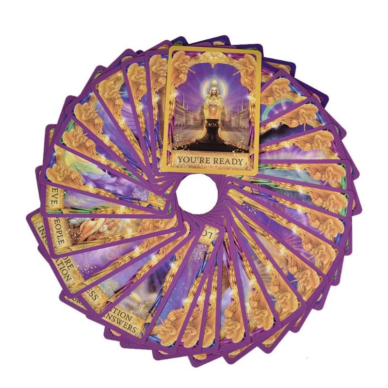 Quality Durable Angel Answers Tarot 44 Oracle Cards Deck Full English Family Friend Party Board Reliable - Image 3