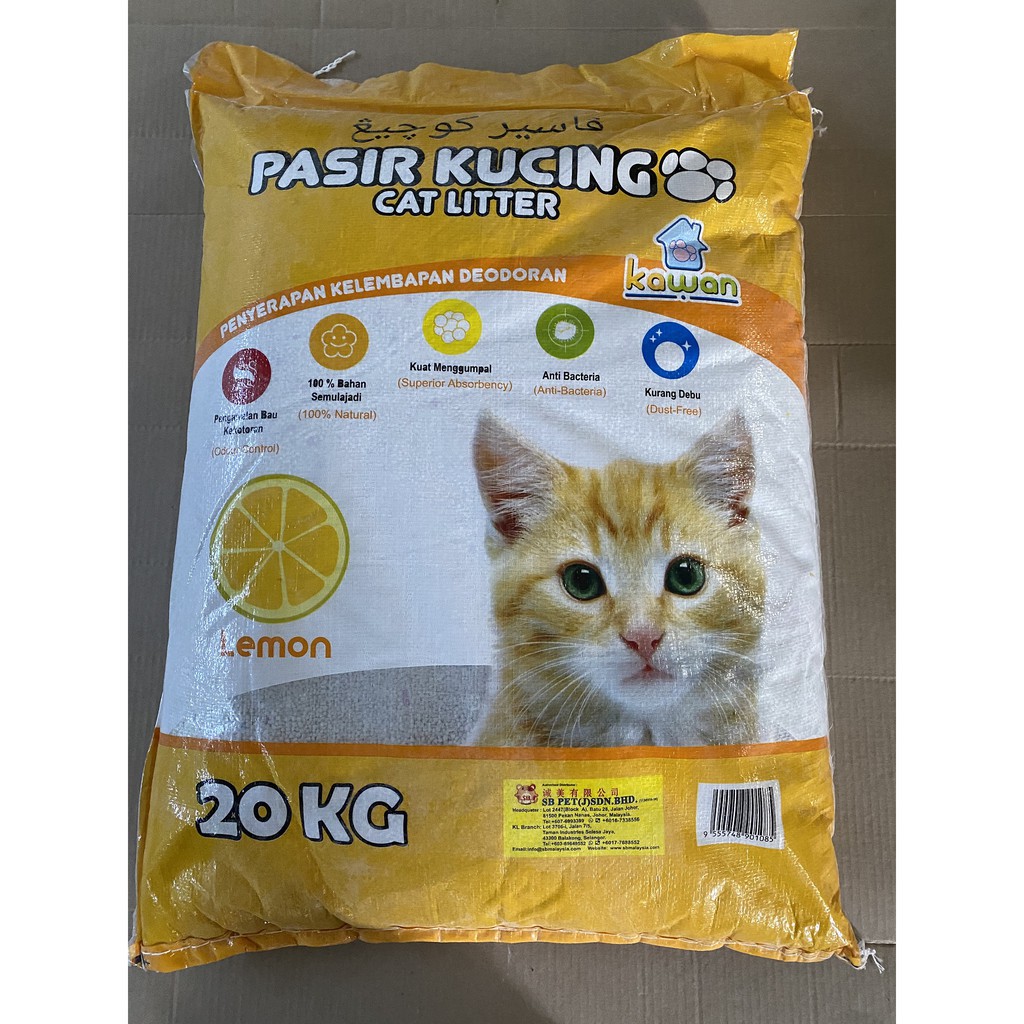 toilet KAWAN Cat Litter 20kg / KAWAN Pasir Kucing 20kg / Pasir 