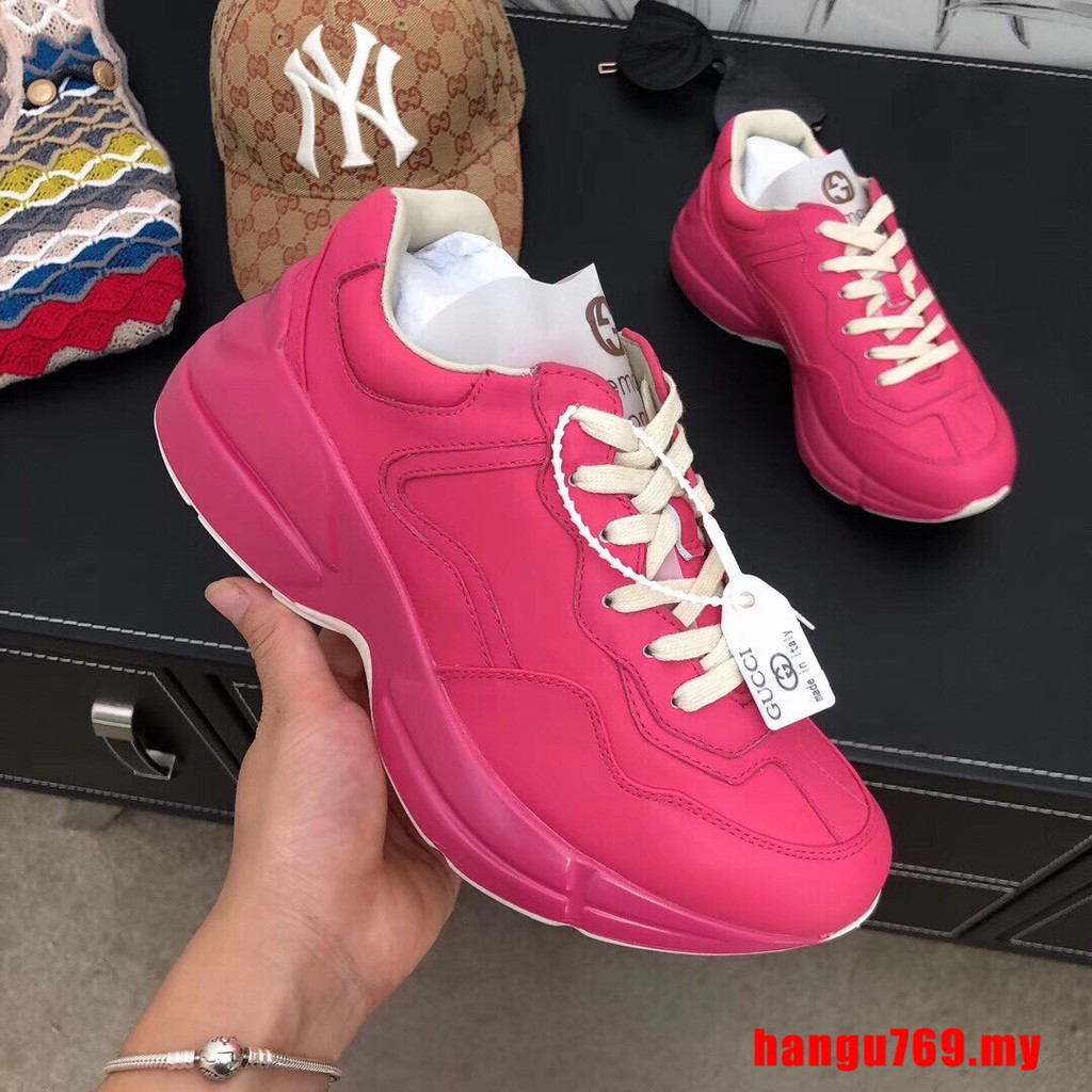 mens pink gucci sneakers