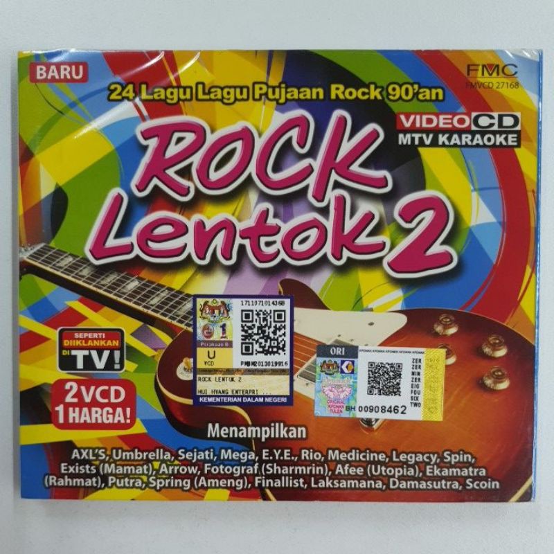 Buy Mtv Karaoke Rock Lentok 2 2 Disc Seetracker Malaysia
